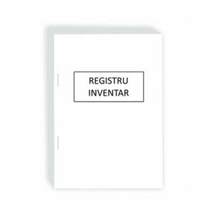 Registru de inventar, 100 file, format A4, pentru firme si institutii imagine