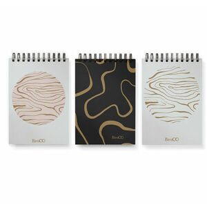 Carnetel notite format A7, 50 file liniatura dictando, spirala metalica imagine