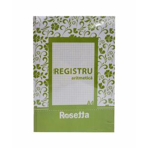 Registru format A4, 192 file, liniatura aritmetica imagine