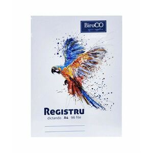 Registru liniatura dictando, format A4, 96 file, 210x297 mm imagine
