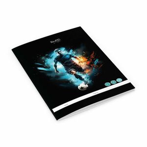 Caiet format A5, 60 file dictando, coperta Fotbal imagine