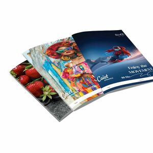 Caiet A4 cu 80 de file, liniatura aritmetica, 60 g/mp, coperta multicolora imagine