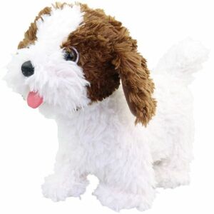 Cățel care merge – 28 cm - Cățel de pluș interactiv imagine