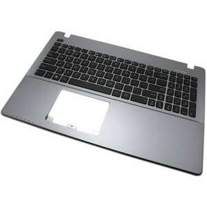 Tastatura Asus 0KN0 RB1FS13 neagra cu Palmrest argintiu imagine