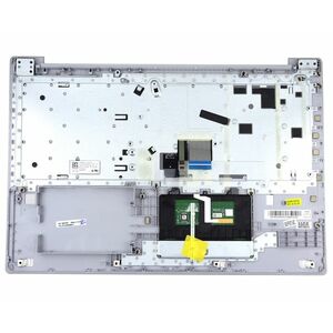 Tastatura Lenovo 5CB0N98641 Gri cu Palmrest Argintiu cu TouchPad iluminata backlit imagine
