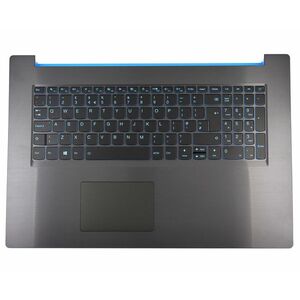 Tastatura Lenovo 5CB0U42827 Neagra cu Palmrest Gri si TouchPad iluminata backlit imagine
