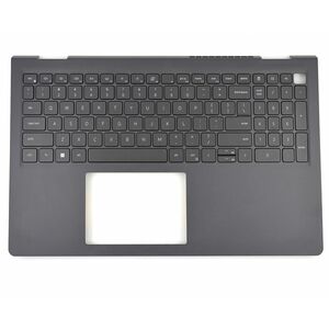 Tastatura Dell 0418CV Neagra cu Palmrest Negru iluminata backlit imagine