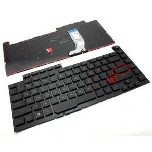 Tastatura Asus 0KN1-8T1US11 iluminata layout US fara rama enter mic imagine