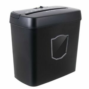 Distrugator de documente si carduri, nivel P-4, capacitate 5 coli A4, viteza 2 m/min, 2.5 litri, negru imagine