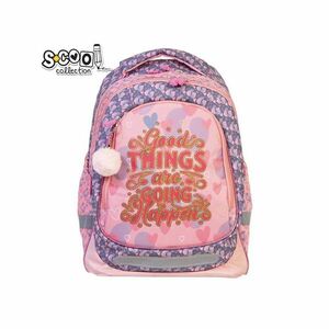 Ghiozdan anatomic LIGHT GOOD THINGS, 41 cm, 3 compartimente, baza EVA, maner, spate buretat imagine