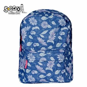 Ghiozdan CLASSIC, compartiment cu fermoar, doua cursoare metalice, 30x16x43 cm, poliester imagine