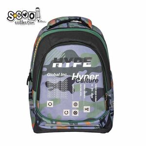 Ghiozdan scolar ergonomic LIGHT HYPE, 2 compartimente mari, spate buretat, benzi reflectorizante imagine