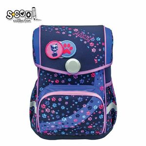 Ghiozdan ergonomic Premium, inchidere magnetica, model MEOW, 42x30x22 cm imagine