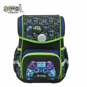 Ghiozdan anatomic Premium, 27 litri, buton magnetic, 42x30x22 cm imagine