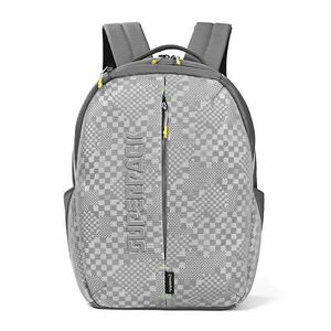 Ghiozdan scoala cu spatiu pentru laptop/tableta, bretele ajustabile, gri, 45x30x15 cm imagine