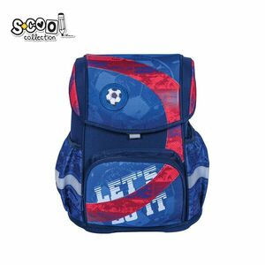 Ghiozdan ergonomic LET'S DO IT, compartiment spatios cu separator, 3 picioare, 30x22x42 cm imagine
