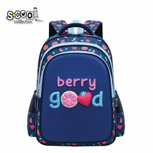 Ghiozdan 3D ergonomic BERRY GOOD, 2 compartimente, multicolor, 42x30x22 cm imagine