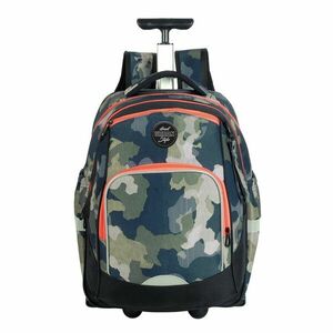 Ghiozdan troller Premium, compartiment laptop, baza intarita, 2 picioare, 34x20x49 cm imagine