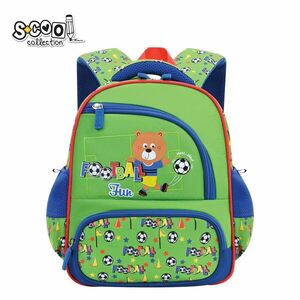 Ghiozdan copii gradinita, FOOTBALL FUN, 1 compartiment depozitare, 11 litri imagine