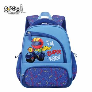 Ghiozdan ergonomic pentru gradinita, I'M SUPER HERO, 30x25x14 cm imagine