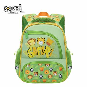 Ghiozdan ergonomic, model SAFARI, pentru gradinita, 30x25x14 cm, multicolor imagine