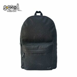 Ghiozdan ergonomic CLASSIC BLACK, scoala/sport, 43x30x16 cm imagine