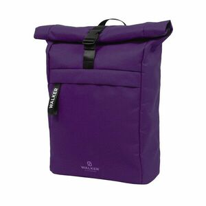 Rucsac Rollup violet, compartiment laptop 15 inch, buzunare depozitare, reglabil, material impermeabil imagine