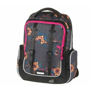 Rucsac ergonomic, model floral, compartiment laptop, volum 29 litri, bretele reglabile imagine