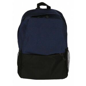 Ghiozdan clasele primare, design simplu, 2 compartimente cu fermoar, buzunare laterale, 42 cm, volum 14.5 L imagine