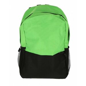 Ghiozdan clasele I-IV, clasic, inchidere fermoar, buzunare laterale, verde, 42 x 29 x 13 cm imagine