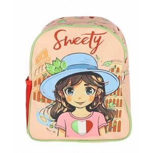 Ghiozdan pentru prescolari din colectia Sweety, fermoar asortat, usor si confortabil, 28x24x9 cm imagine