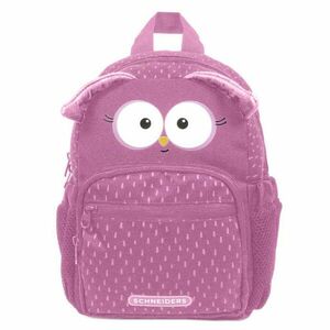 Rucsac gradinita, Pixi the Owl, 3 compartimente cu fermoar, violet, 18.5x27x11 cm imagine