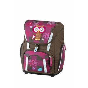 Ghiozdan THE OWL SMART ROSU, set etui, sac sport, cutie carti, fermoar frontal, rezistent la apa imagine