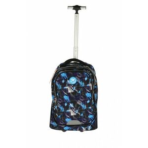 Ghiozdan troller Power, maner telescopit, roti mari, compartiment laptop, buzunare frontale, 50x34x26 cm imagine