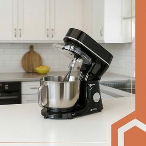 Robot de bucatarie cu blender, masina tocat carne, 6 trepte viteza, ecran tactil, cronometru, bol incalzit imagine