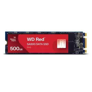 SSD Western Digital WD Red SA500 NAS 500GB SATA M.2 2280 imagine