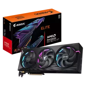 Placa Video Gigabyte AORUS Radeon RX 9070 XT ELITE 16G 16GB GDDR6 256 biti imagine