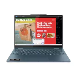 Ultrabook Lenovo Yoga 7 2-in-1 14AKP10 14" WQXGA+ OLED Touch 120Hz AMD Ryzen AI 7 350 RAM 32GB SSD 1TB Windows 11 Home Tidal Teal imagine