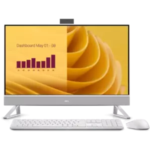 Sistem All-In-One Dell EC27250 27" Full HD Touch Intel Core 7 150U RAM 32GB SSD 1TB Windows 11 Pro White NBD imagine