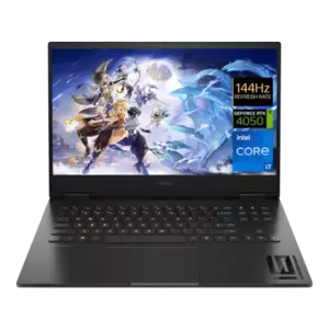 Notebook HP Omen 16-wd0117nq 16.1" Full HD 144Hz Intel Core i7-13620H RTX 4050-6GB RAM 32GB SSD 512GB FreeDOS Shadow Black imagine