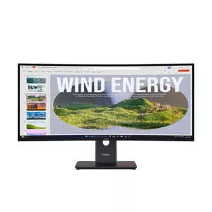 Monitor LED Lenovo ThinkVision T34WD-40 34" WQHD Curbat 120Hz 6ms Black imagine