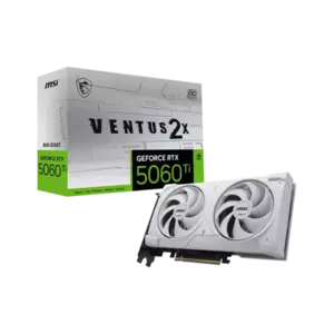 Placa Video MSI GeForce RTX 5060 Ti 8G VENTUS 2X OC WHITE PLUS 8GB GDDR7 128 biti imagine