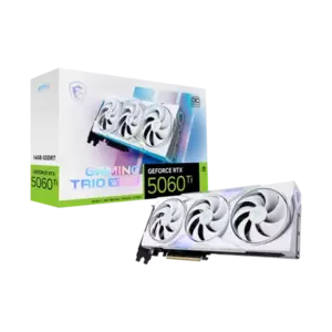 Placa Video MSI GeForce RTX 5060 Ti 16G GAMING TRIO OC WHITE 16GB GDDR7 128 biti imagine