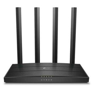 Router Wireless TP-LINK Archer C80, Gigabit, Dual Band, 1900 Mbps, 4 Antene externe (Negru) imagine