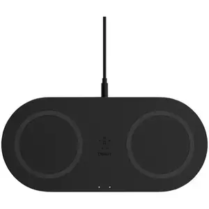 Incarcator wireless dual Belkin, 15W, Black imagine