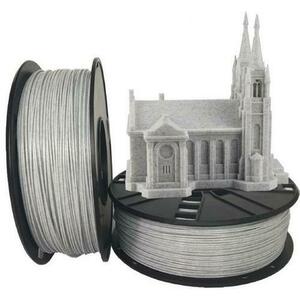 Printer Filament Gembird 3DP-PLA1.75-02-MAR, PLA (Gri) imagine