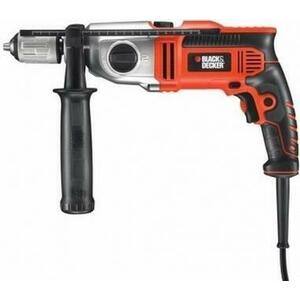 Masina de gaurit cu percutie Black&Decker KR1102K-QS, 13mm, 1100W imagine