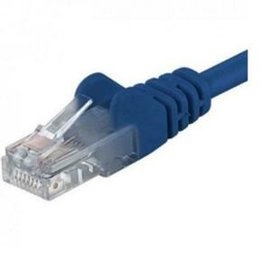 Patchcord UTP RJ45-RJ45 Cat.6 0.5m albastru, UTP-6-0.5-BL, pachcord din cupru imagine