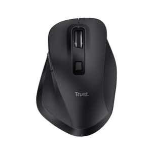 Mouse Wireless Trust Fyda Rechargeable, 2400 dpi, USB (Negru) imagine