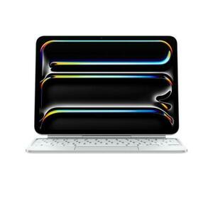 Husa cu tastatura Apple Magic Keyboard MWR03Z/A pentru iPad Pro 11‑inch M4, Layout International English (Alb) imagine